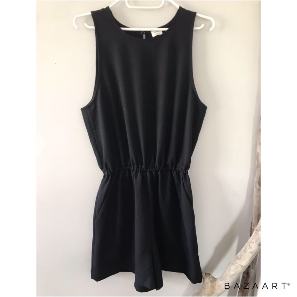 EUC black Wilfred romper